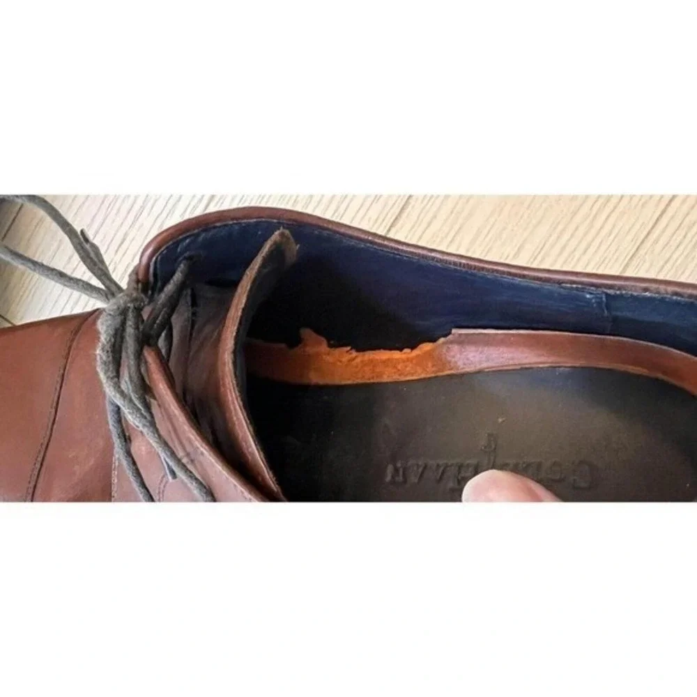 Cole Haan Men's Size 11 Lenox Hill Leather Cap‎ Toe Shoes British Tan. Oxford